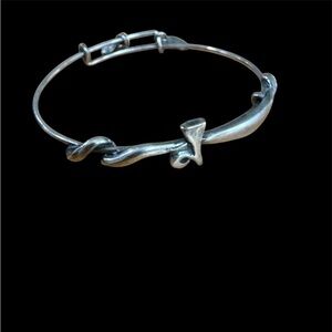 Alex and Ani Sword of Arch Angel Michael Russian Silver Bracelet